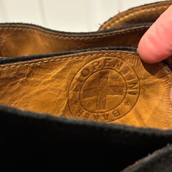 Fiorentini+Baker Brown Leather Suede Ankle Boots Chunky Heels 2Belts 
Size:37 - Picture 6 of 8